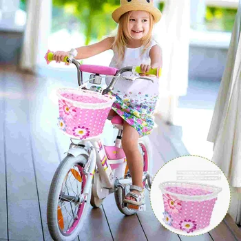 ילדים של הרכב סל האופניים תלוי קצר בר רכיבה על אופניים כידון בצורת פרח