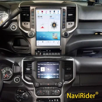 128GB המכונית אנדרואיד מסך IPS עבור דודג ' ראם 2018 2019 2020 טסלה רדיו מולטימדיה סטריאו נגן וידאו GPS נאבי ראש יחידת Carplay