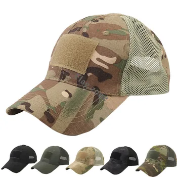 צבאי טקטי כובע הסוואה קיץ גברים צבא איירסופט כובעי חיצוני ספורט טיולי הליכה ציד דייג בייסבול כובע Snapback