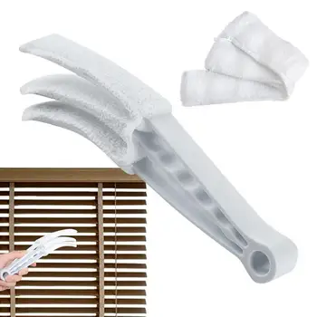 תריסים מנקה כלי מיקרופייבר נשלף חלון אבק רחיץ תריסים מברשת ניקוי הבית, ניקוי כלי מאוורר מיזוג אוויר