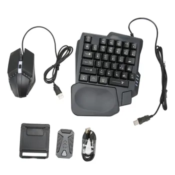 4 ב 1 משחק נייד משולבת Pack אישית את הגדרות מפתח קשר ישיר נייד Gamepad Controller Gaming Keyboard