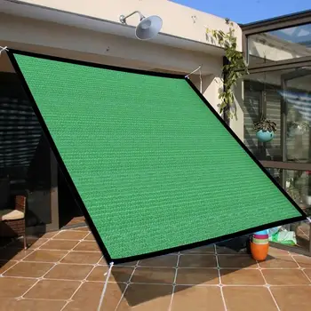 אנטי UV ירוק שמשיה נטו חיצוני שמש הצללה רשת גן פרטיות לשמש מחסה החופה צמח בשרני הביתן מרפסת צל בד