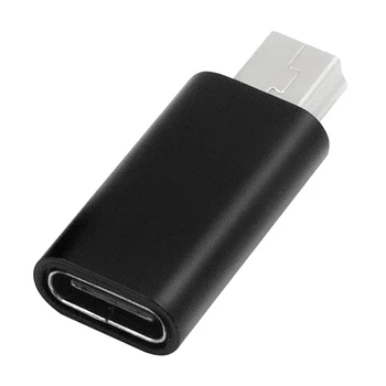 USB C ל-Mini USB 2.0 מתאם מסוג C למיני USB נקבה זכר להמיר מתאם עבור Gopro נגני MP3 Dash Cam