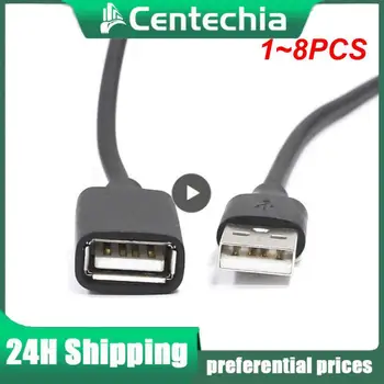 1~8PCS כבל מאריך על טלוויזיה חכמה אחת SSD USB ל-USB כבל מאריך נתונים כבל Mini USB3.0 2.0 כבל מאריך